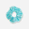 Women's Sequined Gymnastics Scrunchie - Turquoise