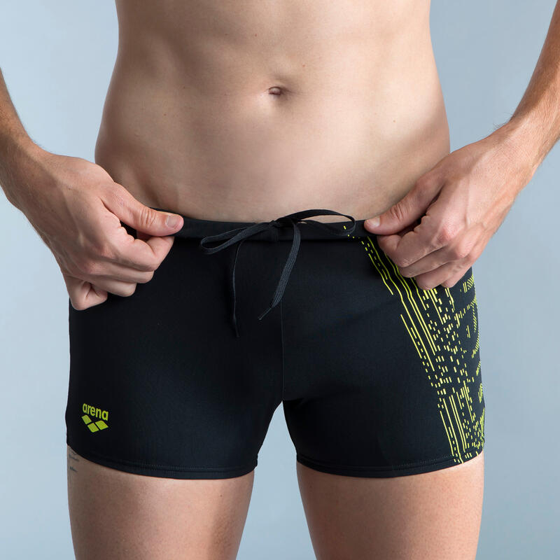 Badehose Boxer Arena DECATHLON schwarz/grau - ARENA Herren 