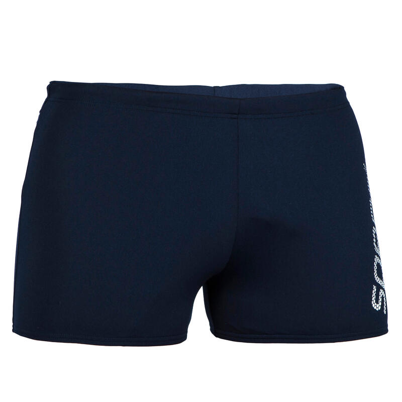 Badehose Boxer Herren Speedo - blau/weiß