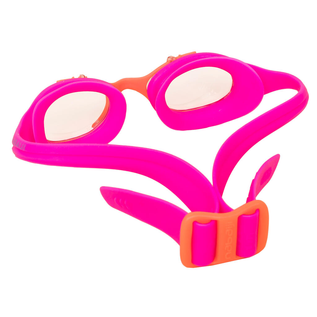 Kit de natación con vestido, gafas, gorro, toalla y tula para niña Nabaiji azul