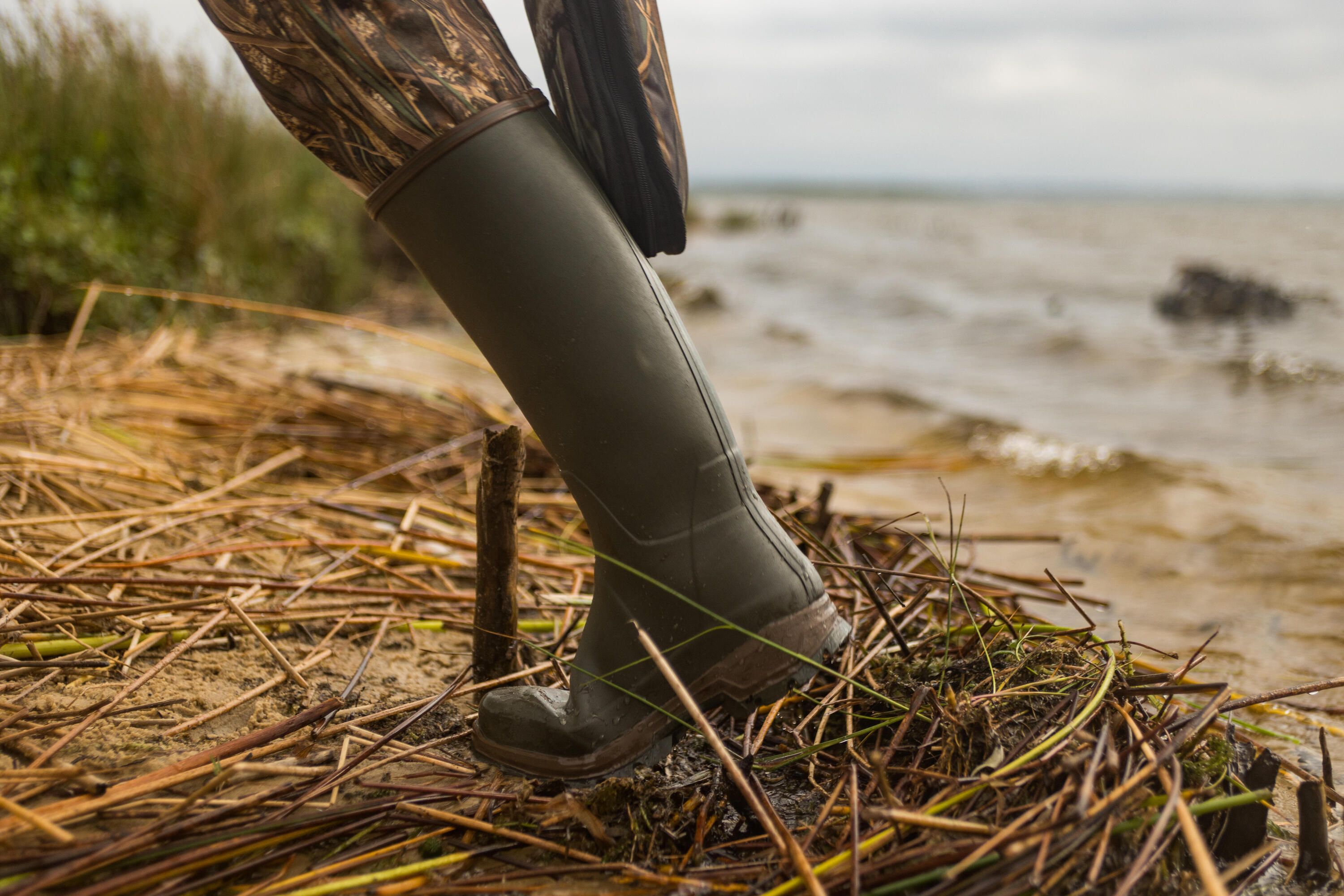 Reinforced Wellies - Green 16/17