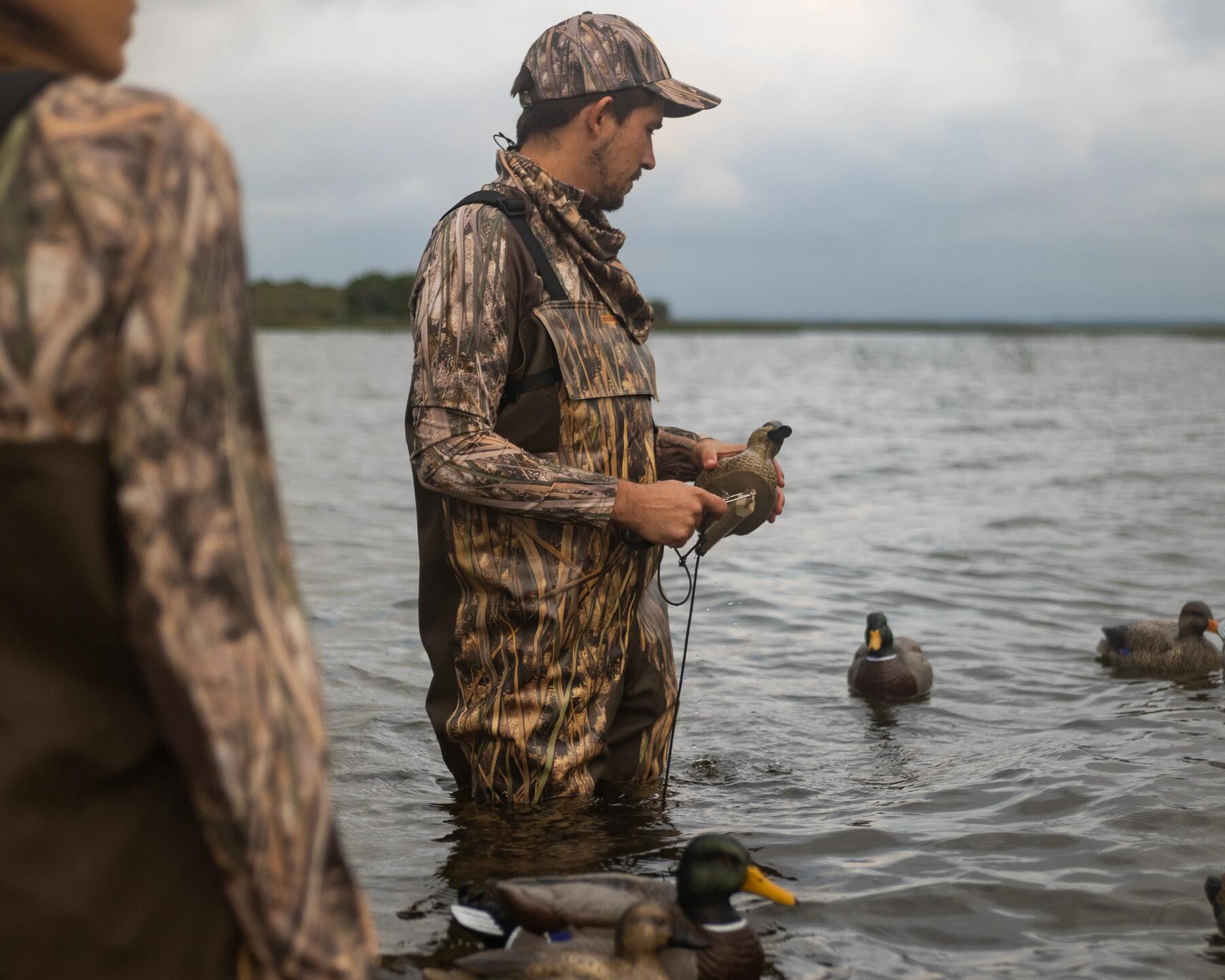 Des waders chauds pour aller chasser le canard