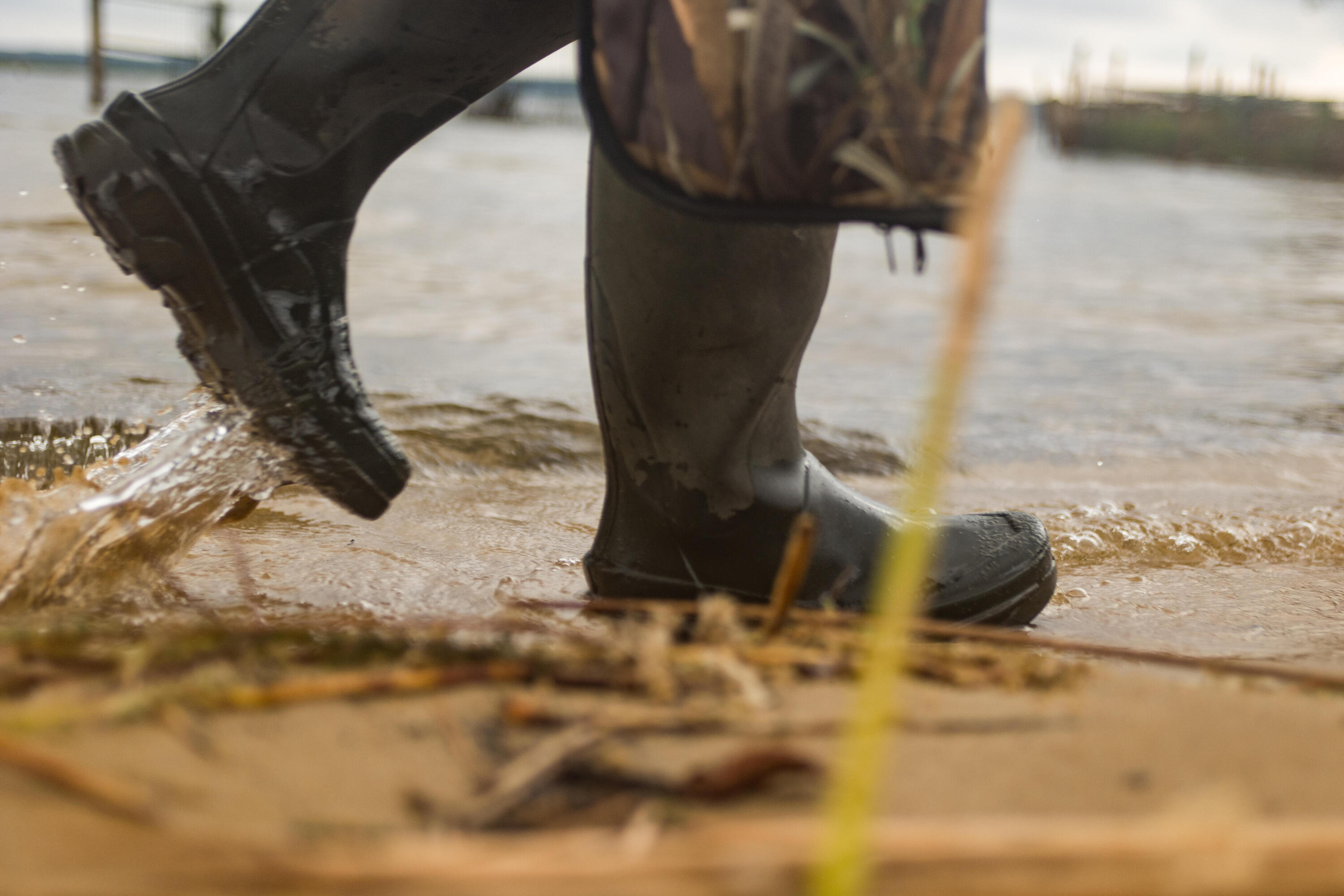 Rubber Hunting Rain Boot - 500 6/10