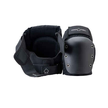 Adult Skateboarding Knee and Elbow Pads - Black