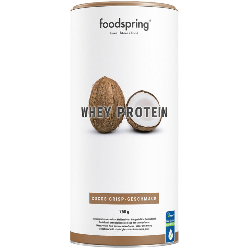 Proteína Whey 23g Coco Crisp Foodspring 750g
