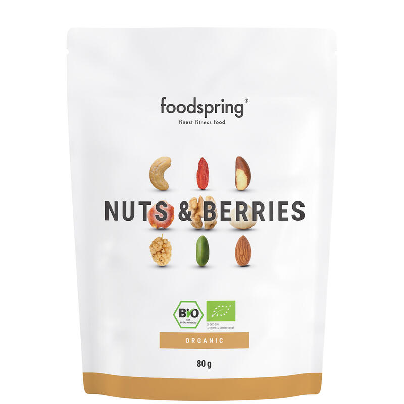 Frutos secos y bayas Foodspring pack de 8