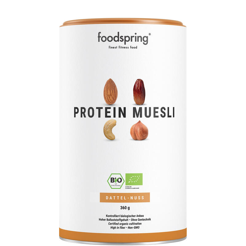 Muesli proteico Bio Dátiles-frutos secos Foodspring