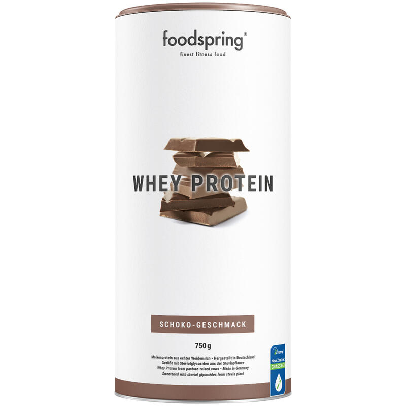Proteína Whey 23g Chocolate y Coco Foodspring 750g