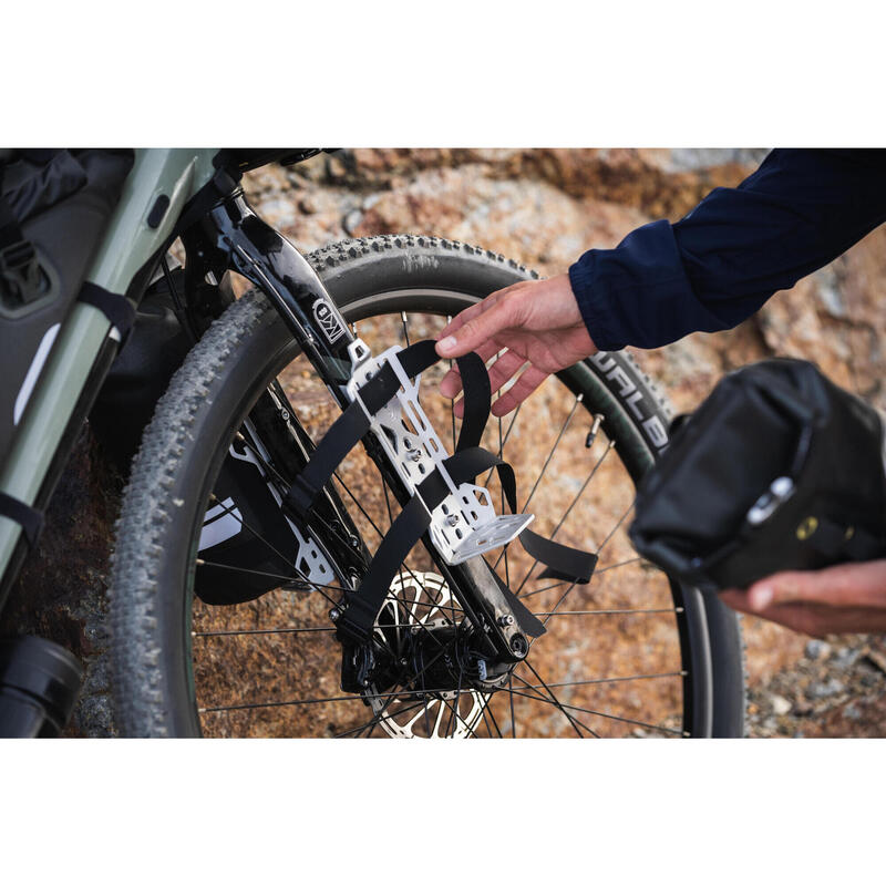 Cargo cage bikepacking