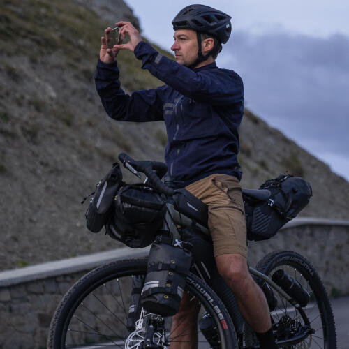 Rahmentasche Bikepacking Rolltop Full Frame wasserdicht IPX6 Größe M/L/XL 