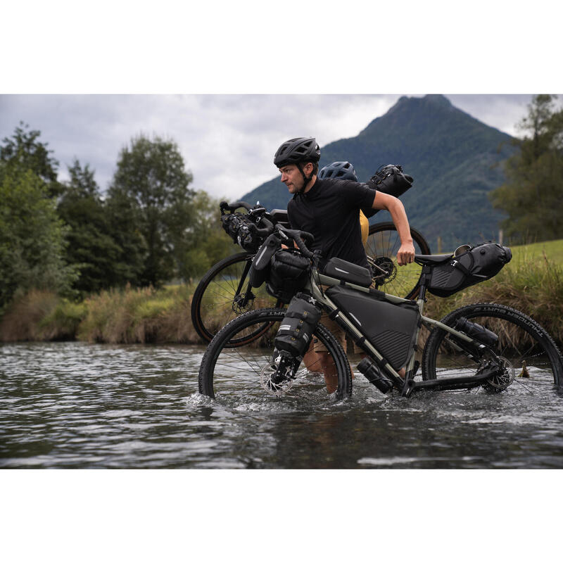 Bolsa bikepacking horquilla 4 L estanca IPX6 Riverside negro