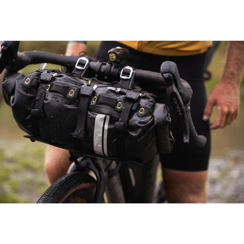 Bolsa manillar bici 5 a 15 L Bikepacking Riverside negro