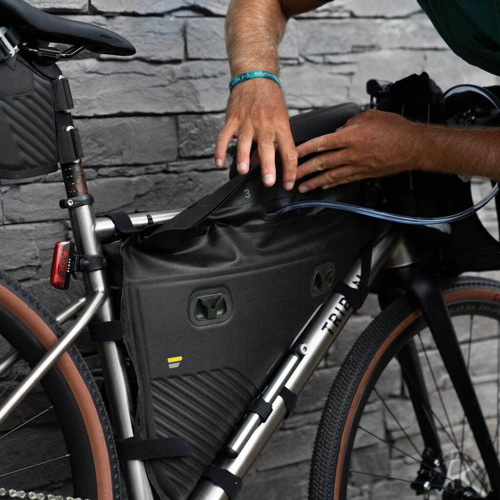 Ūdensnecaurlaidīga soma velosipēda rāmim, IPX6 klase, M/L/XL izmēra rāmjiem
