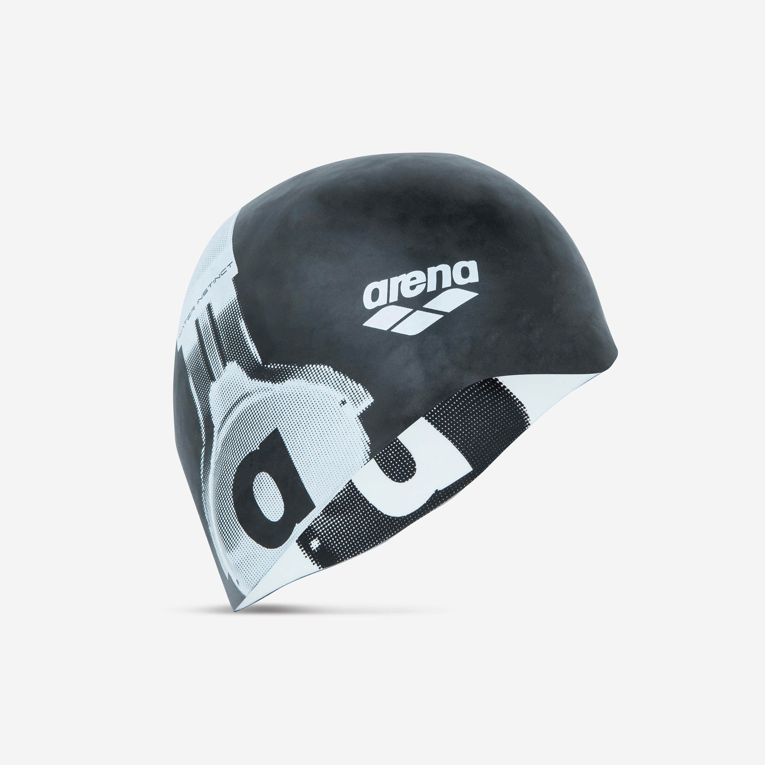 Cuffia in silicone REVERSIBILE casco bianco/nero