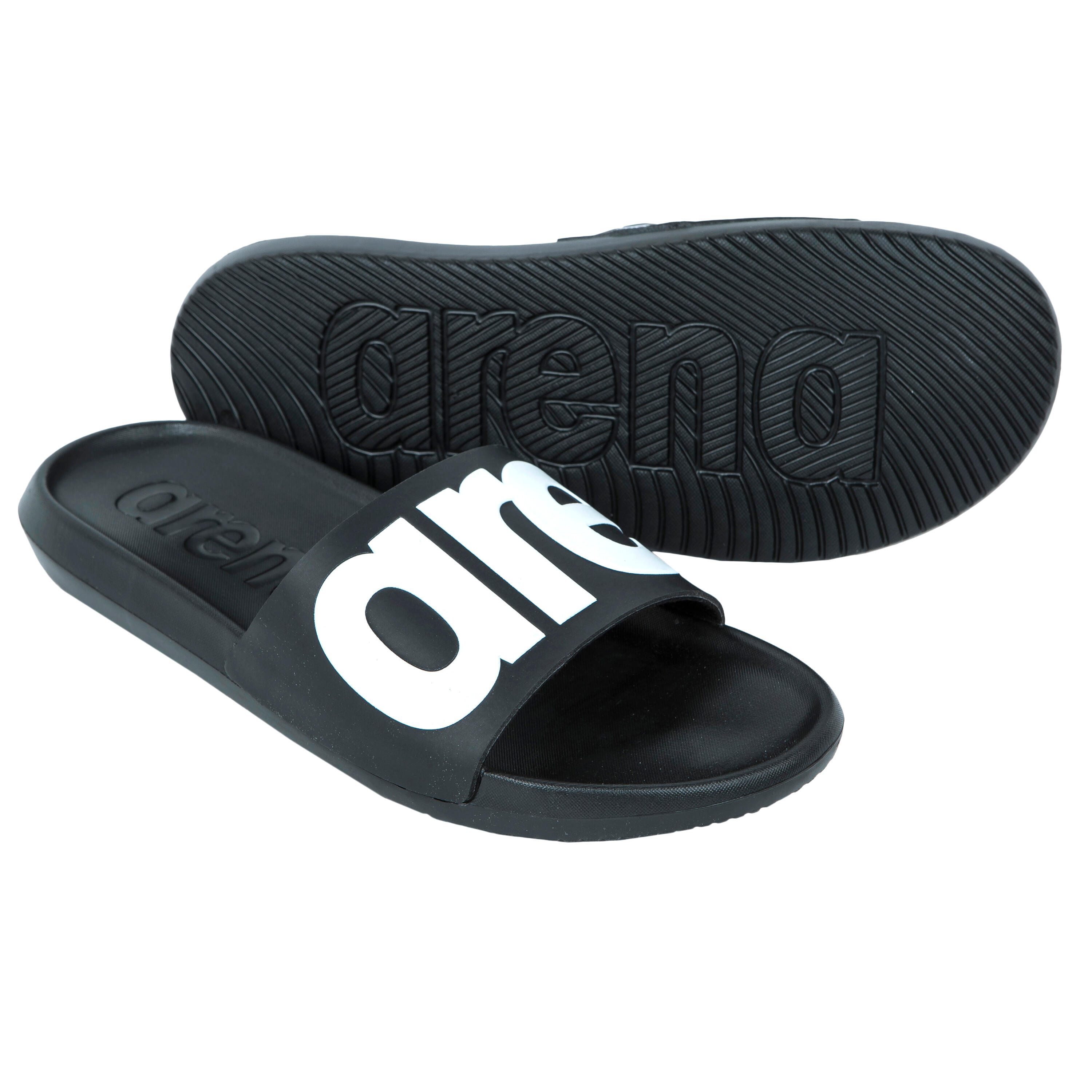 Ciabatte piscina adulto URBAN nere ARENA | DECATHLON