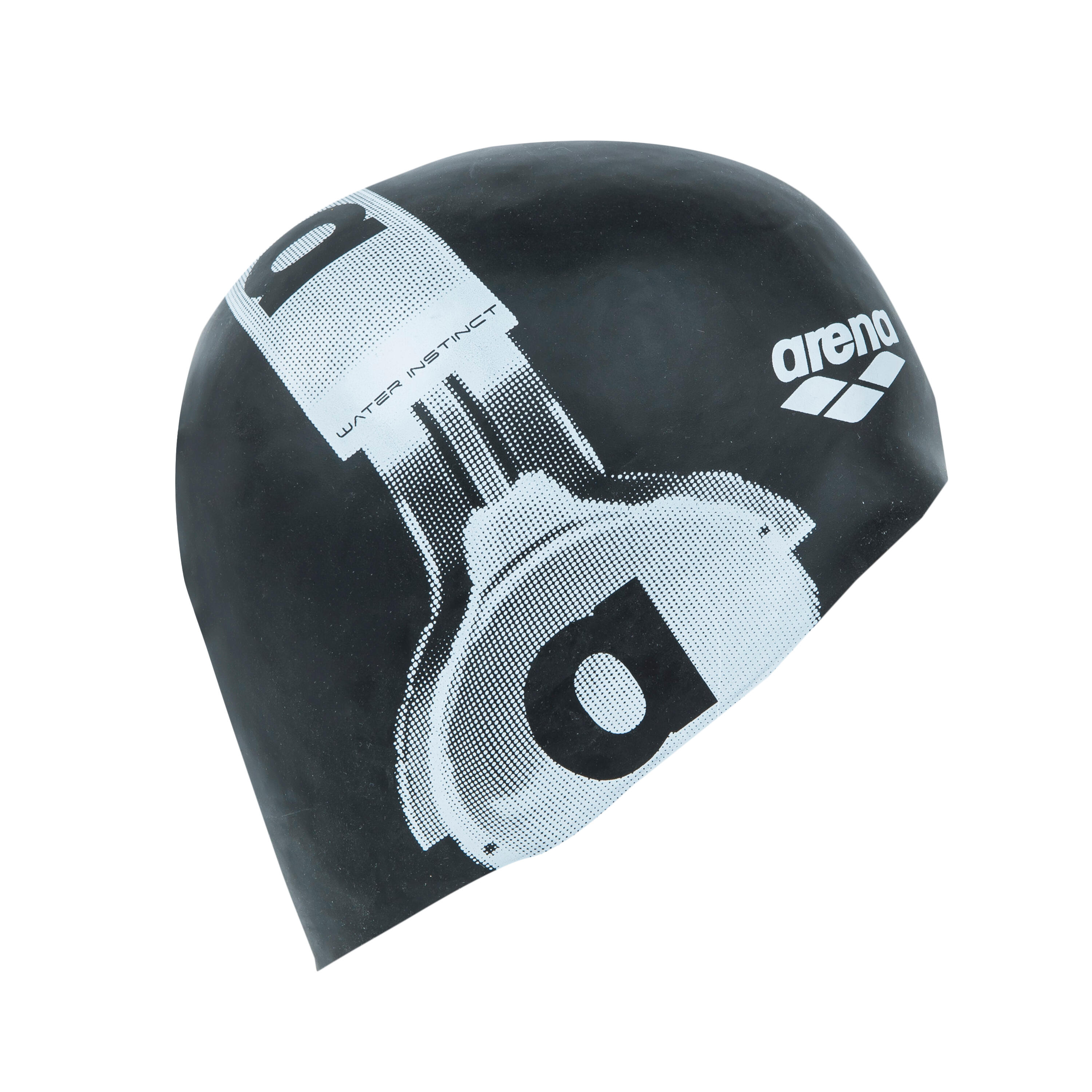 Cuffia nuoto silicone double-face bianco-nero ARENA | DECATHLON