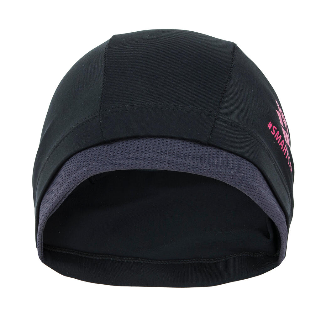 Plavecká čiapka čierno-ružová