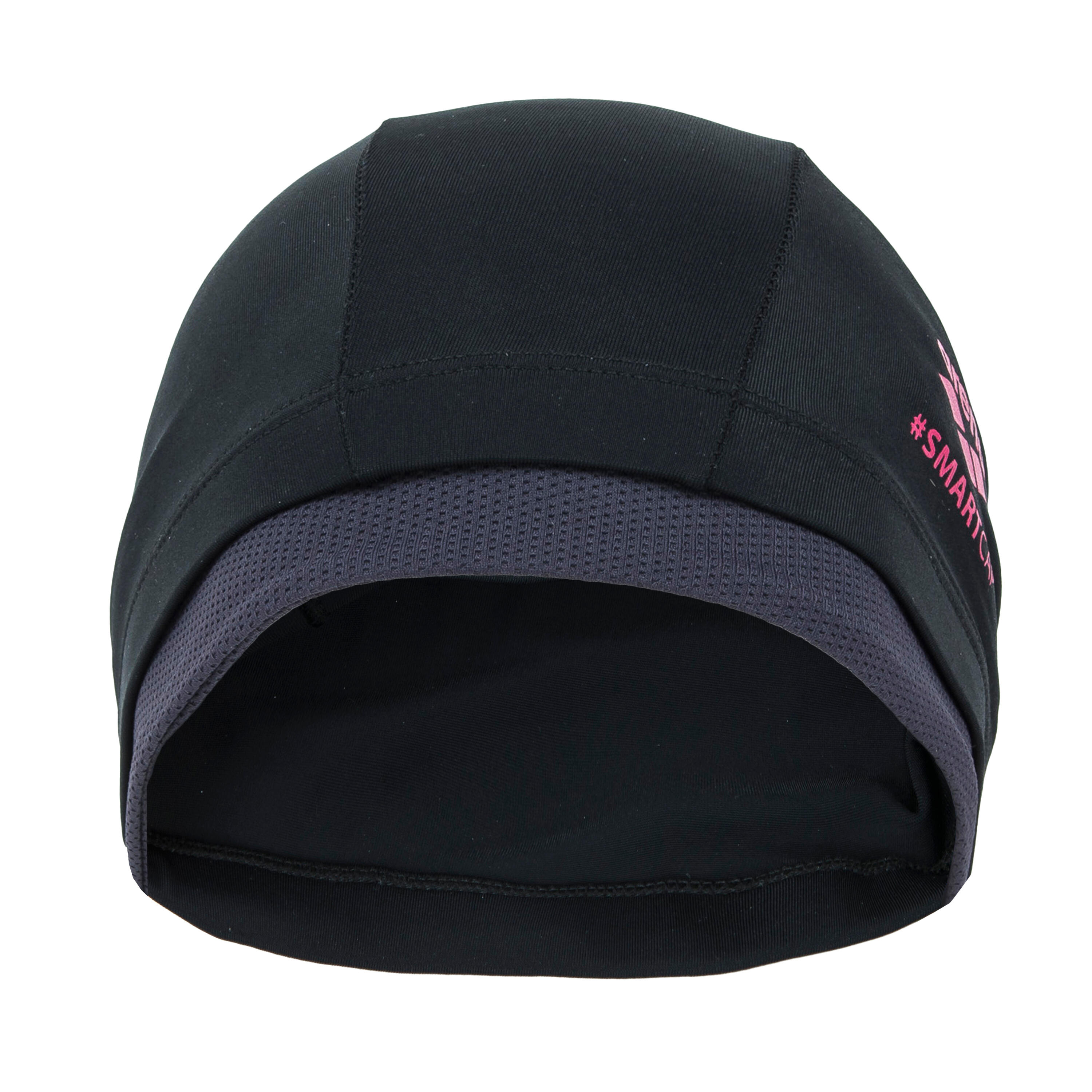 Swim Cap Long Hair Textile ARENA SMARTCAP Black Pink 4/5