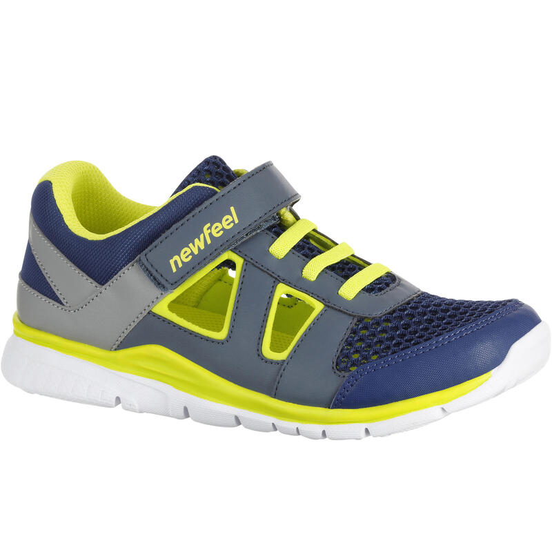 ACTIWALK 520 KIDS' WALKING SHOES - BLUE/YELLOW