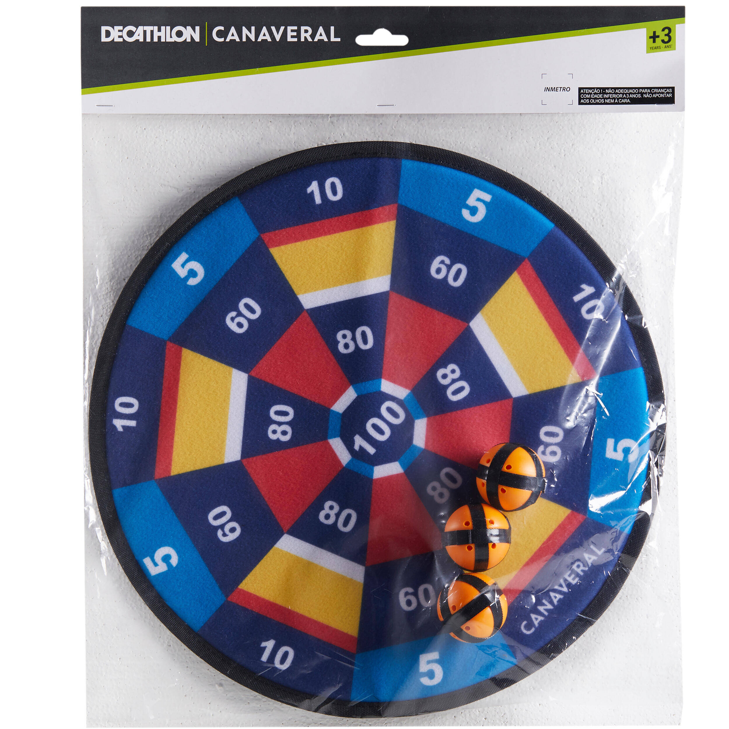 Kids' Dart Board With Rip-Tab Balls -  4