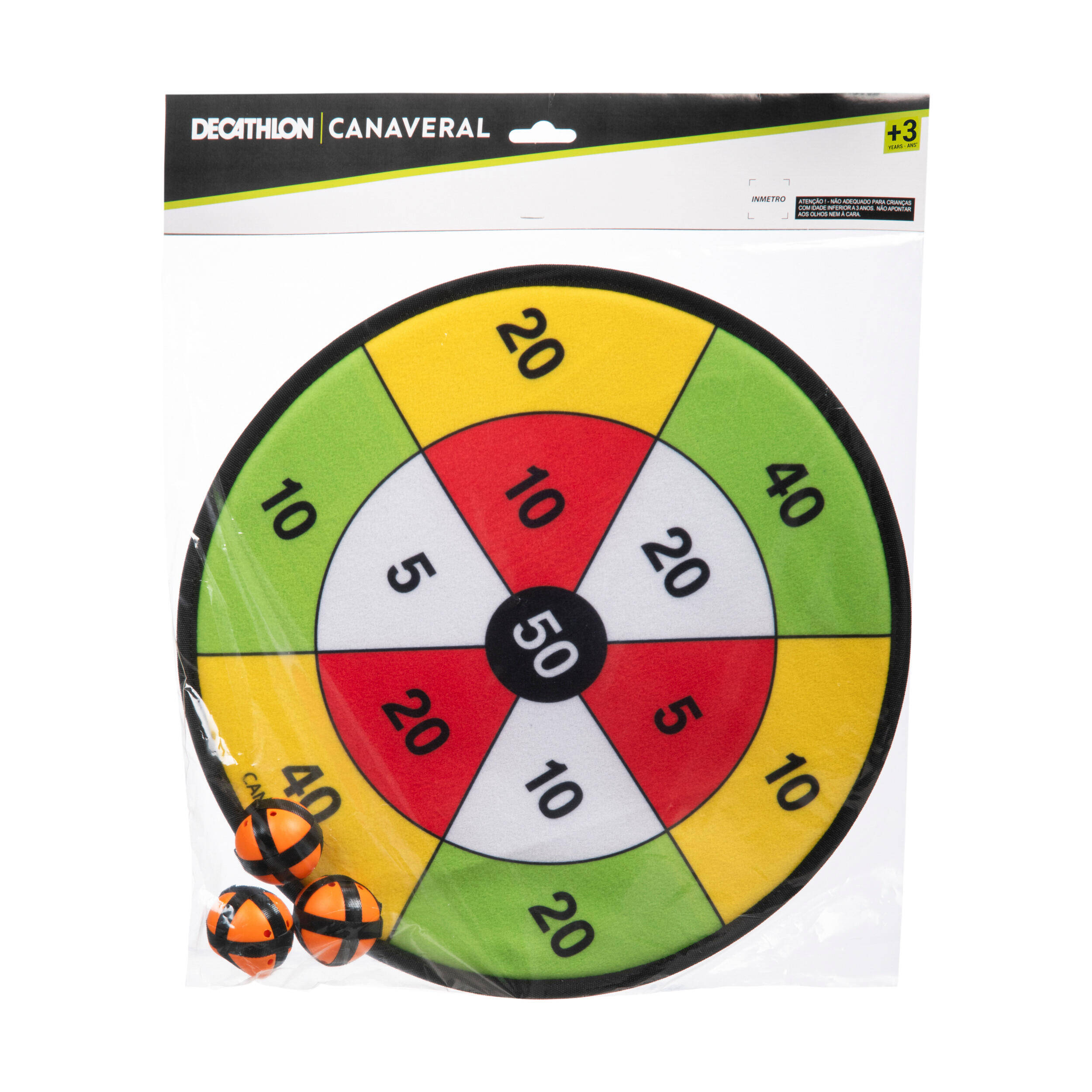 Kids' Dart Board With Rip-Tab Balls -  4
