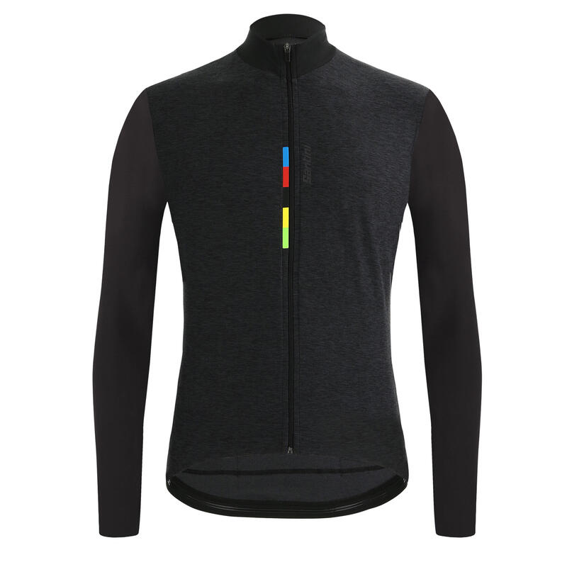maglia manica lunga ciclismo e bici da corsa mezza stagione Santini UCI
