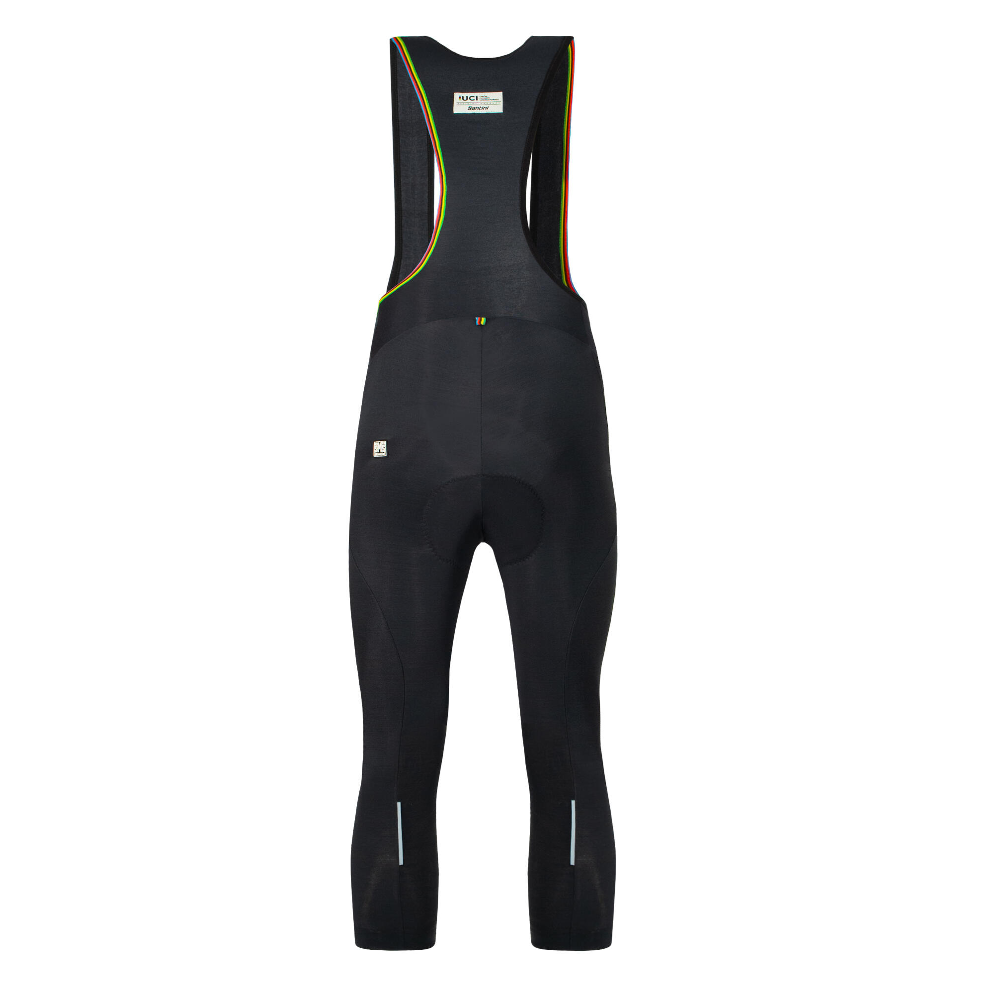 Salopette ciclismo lunga 3/4 Santini  tempo fresco collezione UCI con bretelle 10/10