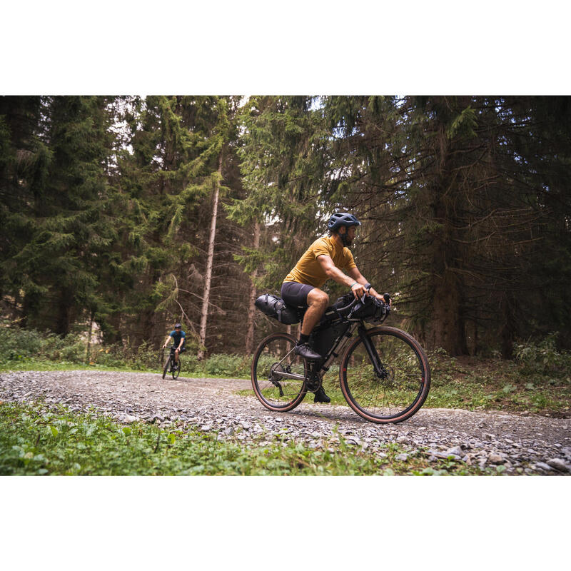 CUISSARD DE VÉLO À BRETELLES GRAVEL 900 NOIR