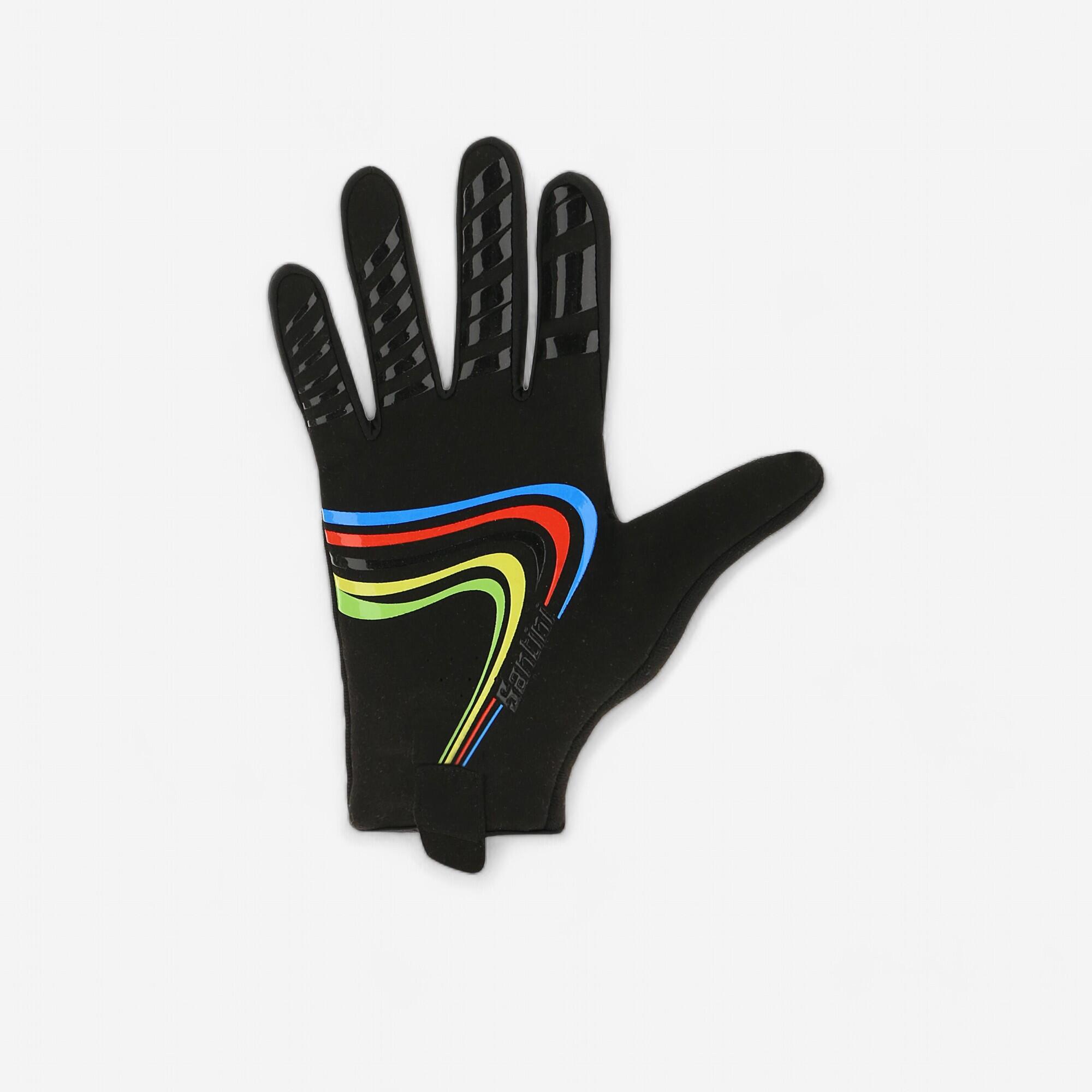 guanti ciclismo Santini UCI mezza stagione 1/5