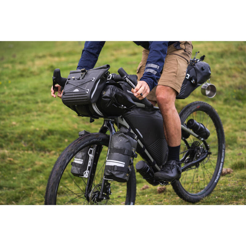 Bolsa bikepacking horquilla 4 L estanca IPX6 Riverside negro