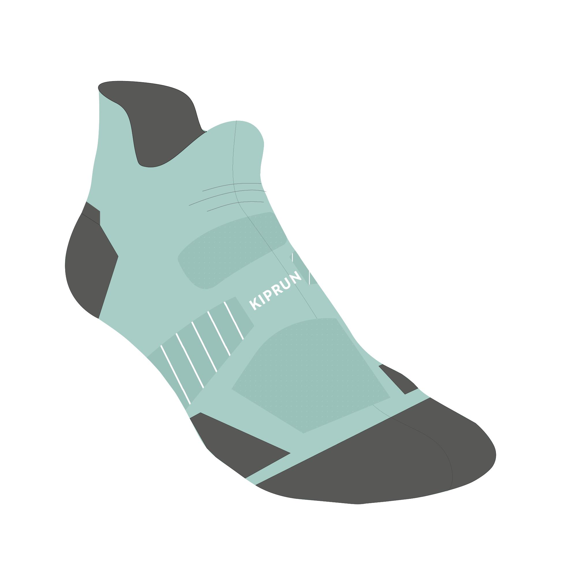 RUN900 INVISIBLE FINE RUNNING SOCKS - BLUE 4/14
