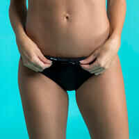 Braga bikini Mujer natación negra Vega 100