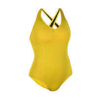 Women’s 1-piece Swimsuit Pearl Mustard Yellow