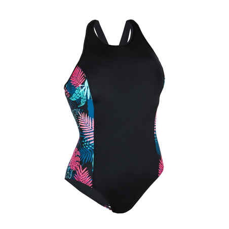 Moterų vientisas maudymosi kostiumėlis „Vega Light“, juodas