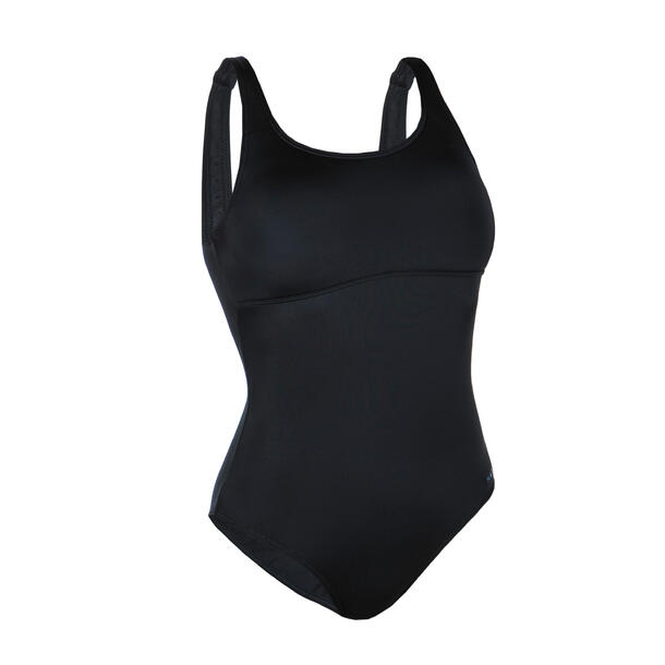 Swimming One Piece Swimsuits 100 UVA - Black