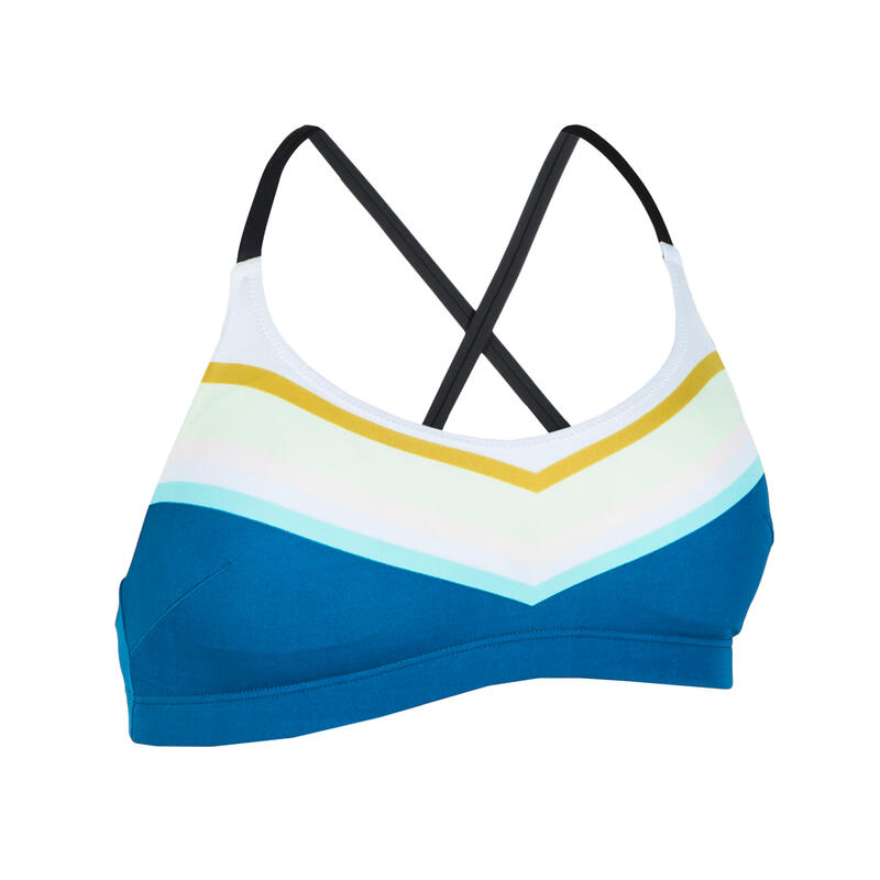 Haut de maillot de bain de natation femme Riana Way Bleu