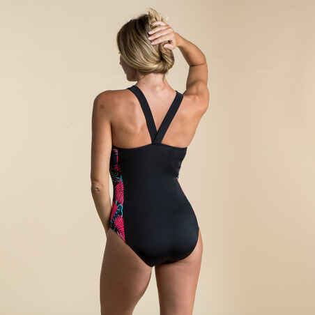 Women's 1-piece Swimsuit Vega Light Fern Black