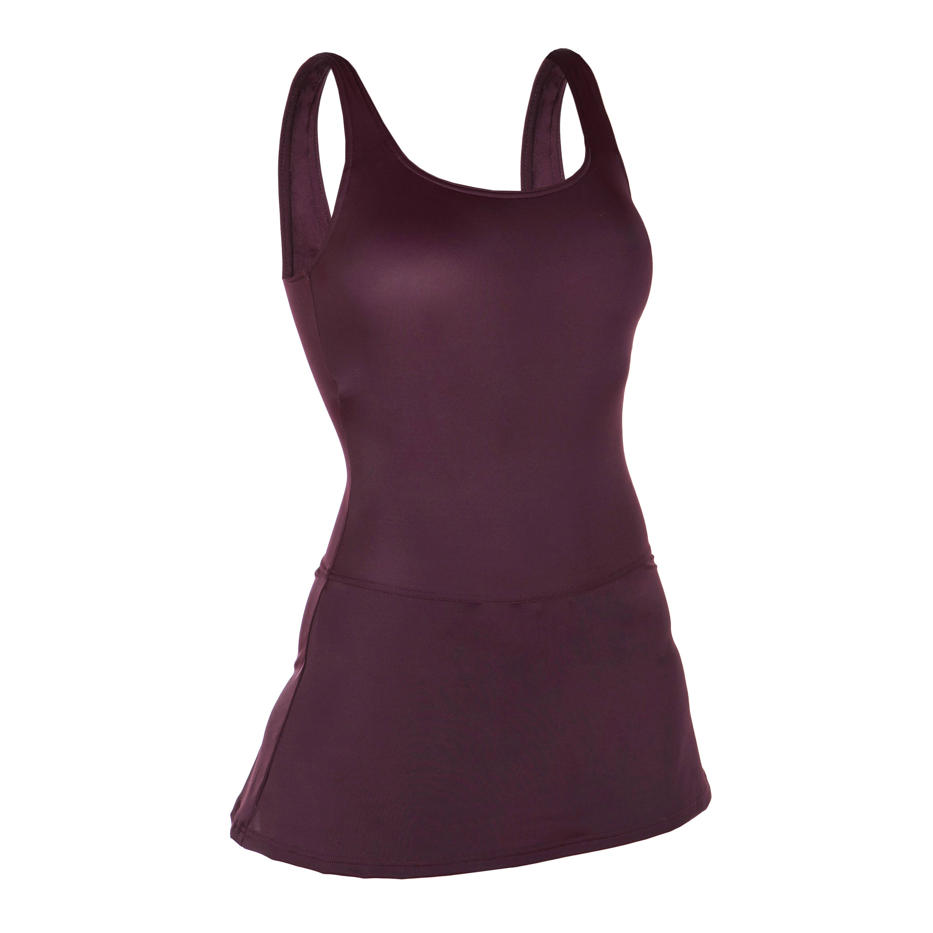 Women Heva One-Piece Swimsuit with Skirt Supportive & Quick-Dry Purple -  3