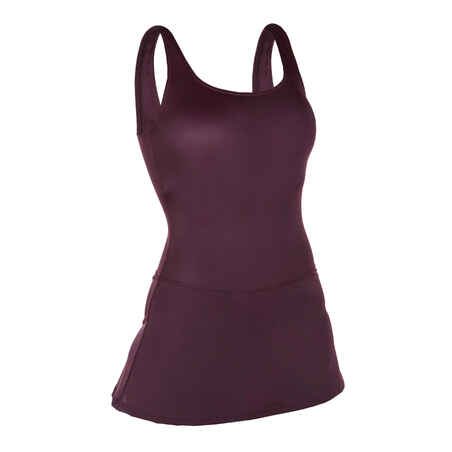 Women's 1-piece Skirt Swimsuit Heva Purple