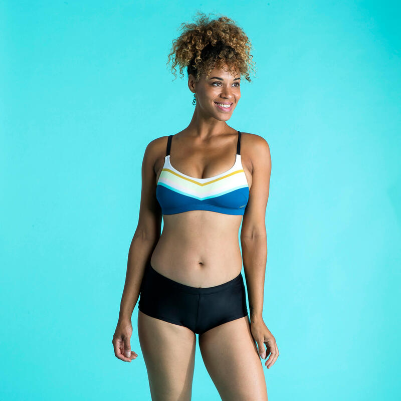 Haut de maillot de bain de natation femme Riana Way Bleu