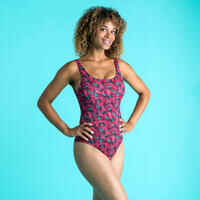 Women’s 1-piece Swimsuit Heva Joy Lib Prune