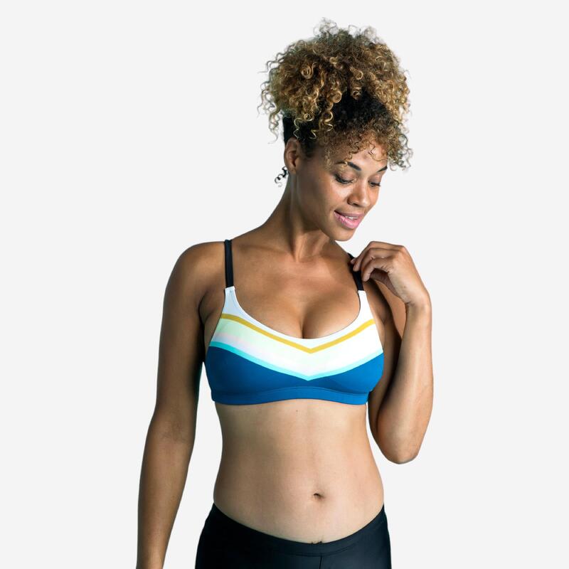 Costume top donna RIANA WAY azzurro
