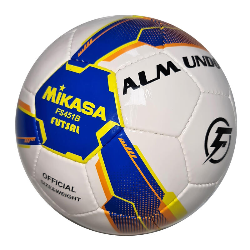 BOLA DE FUTSAL MIKASA SINTRA 63 CM Branco/Azul