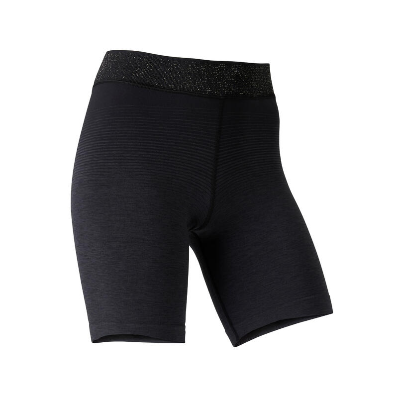 CYCLISTE GYM FILLE NOIR GRIS FONCÉ 580