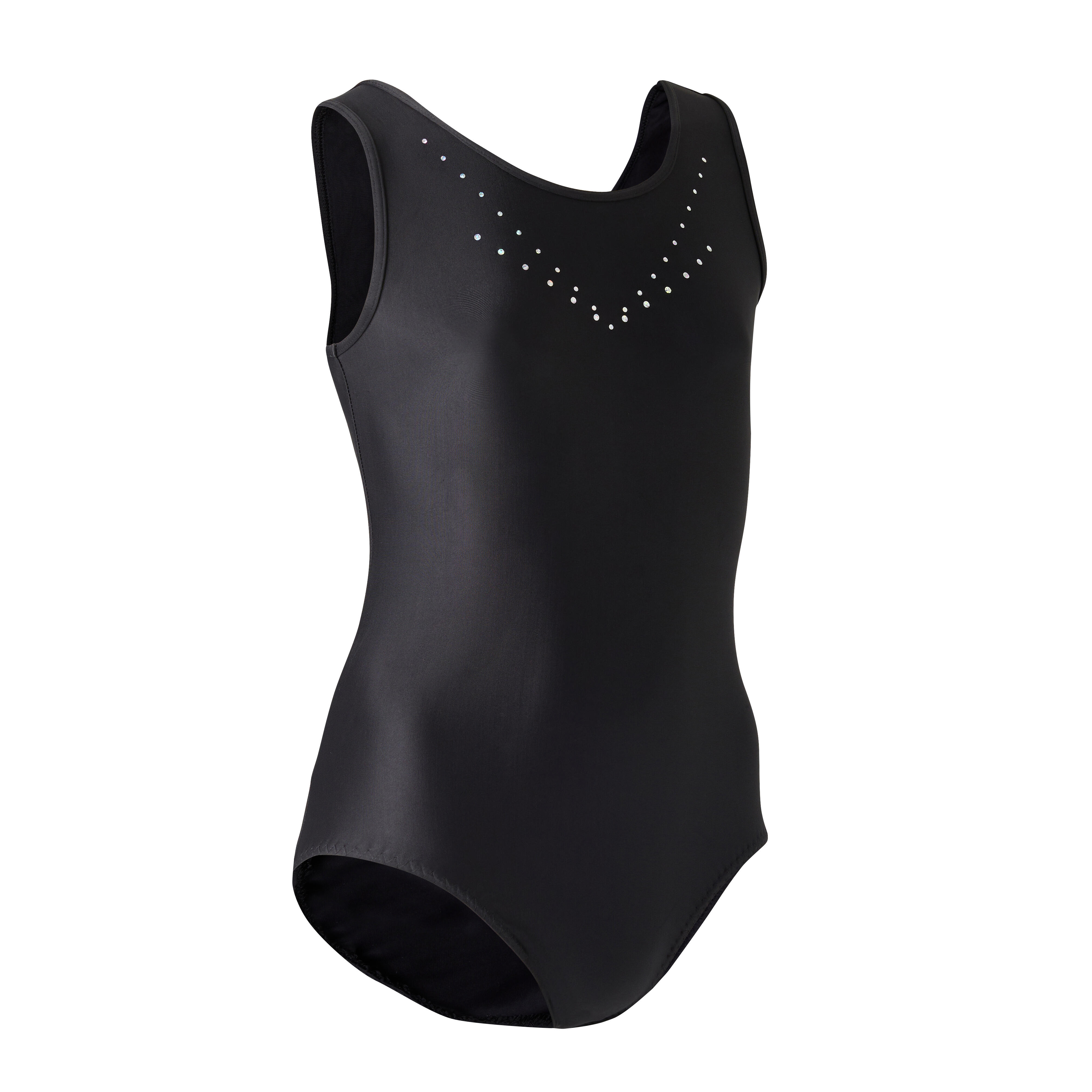 BODY DE GIMNASIA NIÑA NEGRO - Decathlon