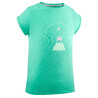 Kids' Hiking T-Shirt MH100 7-15 Years Green