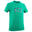 Wandel T-shirt voor kinderen MH100 groen 7-15 jaar