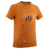 Kids' Hiking T-shirt MH100 7-15 Years - ochre