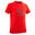 T-Shirt de randonnée - MH100 rouge - enfant 7-15 ans