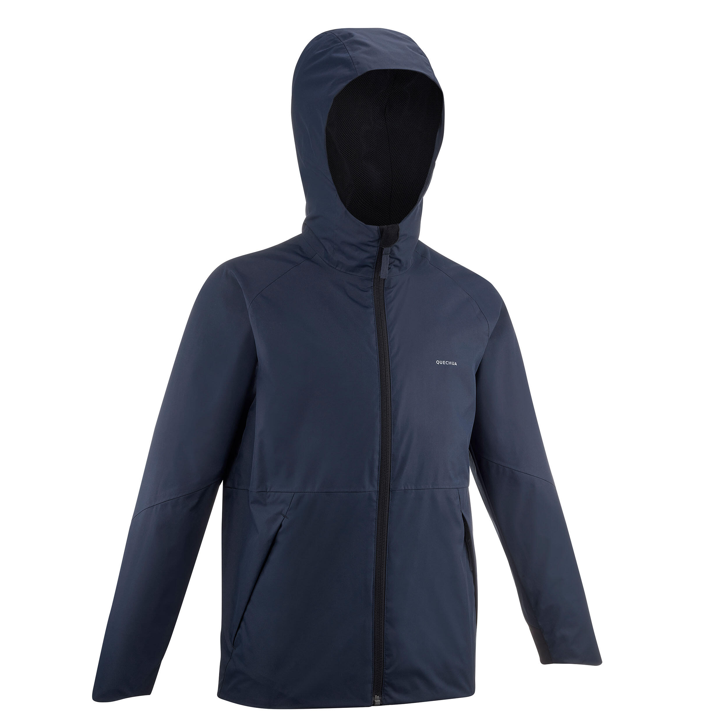 Jachetă Impermeabilă Drumeție la munte MH500 Bleumarin Băieți 7-15 ani